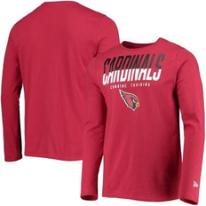 New Era T-shirts New Era Men's Cardinal Arizona Cardinals Combine Authentic Split Line Long Sleeve T-shirt Cardinal