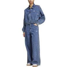 adidas Premium Essentials Wide Leg Jeans - Blue