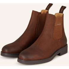 Braun Chelsea Boots Gant Stiefelette Braun Blockabsatz für Herren