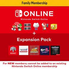 Nintendo Switch Online 12-Month Family Membership Expansion Pack Digital