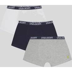 Grå Badebukser Børnetøj Lyle & Scott Markus Underwear Trunks 3 Pack Nvy/Gry