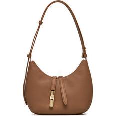 Furla Läder Crossbody Väska - Beige