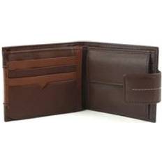 Eastern Counties Leather Andrew Tri-Fold Wallet - Brown - One