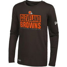 New Era T-shirts New Era Men's New Era Brown Cleveland Browns Combine Authentic Offsides Long Sleeve T-shirt Brown