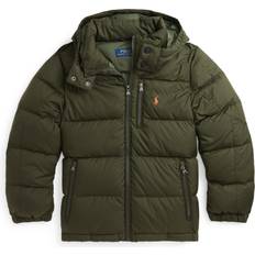 Children's Clothing Ralph Lauren Ripstop Down Hooded Jacket - Company Olive (100005098)