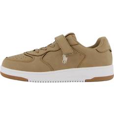 Schuhe Polo Ralph Lauren Masters Court Ps T-khaki Super Suede Cream Pp, Unisex, Sko, Sneakers, Sneakers, Beige