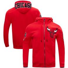 Pro Standard Men's Chicago Bulls Red Chenille Full Zip Hoodie