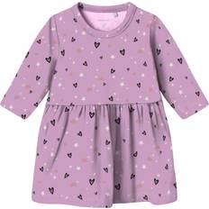 Billig Kjoler Name It Lang�rmet Kjole Vandora Pastel Lavender