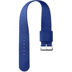 22 mm Marinblått Klockband Nylon