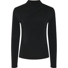 Jersey Bluser Pieces dame bluse PCMADISON Black