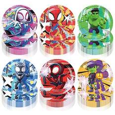 Gkszajo 60 pcs spider party plates disposable paper plate spider birthday par. 1 1