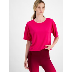 Macy's Tops Macy's Id Ideology Women's Relaxed-Fit Short-Sleeve T-Shirt, Created for Pink Dragonfruit