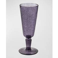 Purple Champagne Glasses Memento Flutes, Set 6 FluteViolet Champagne Glass