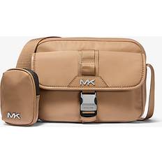 Natur Skuldervesker Michael Kors MKBandolera Brooklyn multibolsillos de nailon reciclado Nude ONE SIZE