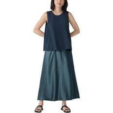 Blue - Short Skirts Eileen Fisher Bias Skirt Eucalyptus