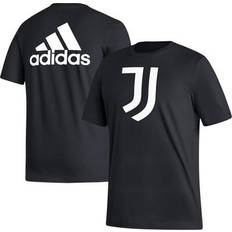 Adidas T-shirts Adidas Men's Black Juventus Three-Stripe T-Shirt