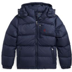 Boys Jackets Polo Ralph Lauren Big Boys Ripstop Down Hooded Jacket Newport Navy XL 18/20