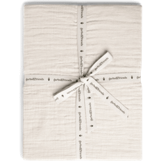 Garbo&Friends Hemtextil Garbo&Friends Eggshell Muslin fitted Bed Sheet
