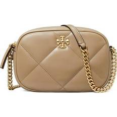 Natur Skuldervesker Tory Burch Burch-Kira Diamond Quilt Camera Borse A Tracolla Grigio-Donna Gray OS