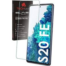 GLASS Edition Compatible with Samsung Galaxy S20 FE, Tempered Glass Screen Protector Cover [2.5D Round Edge] [9H Hardness] [Crystal Clar
