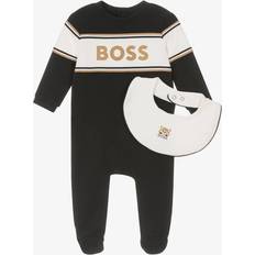 Schwarz Anzüge BOSS Black Organic Cotton Babysuit Set