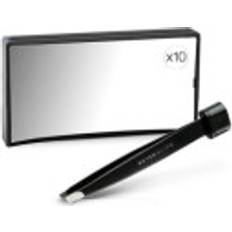 Makeup Beter Elite Rectangular Mirror X10 With Tweezer