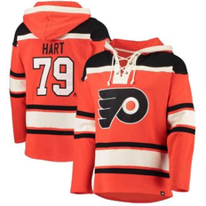 Jackets & Sweaters Men's Carter Hart Orange Philadelphia Flyers Player Name and Number Lacer Pullover Hoodie Orange