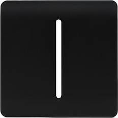 Light switches and sockets Trendi Switch 1 Gang Spare Faceplate for Modern Designer Light in Matt Black