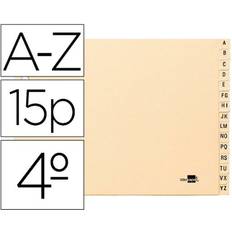 Liderpapel Indice Alphabetic Karteiordner, 15 Positionen, A-Z, vierter