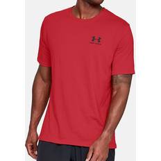 Fitness & Gym - Red T-shirts Under Armour Mens Sportstyle Left Chest Short-Sleeve T-Shirt Red 600/Black 4X-Large Tall