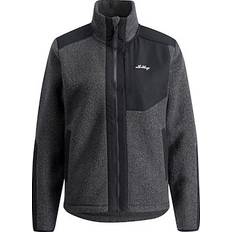 Lundhags Saruk Wool Pile Mid Full Zip - Black/Grey