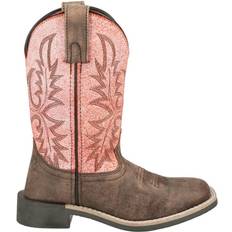 Orange Kängor Barnskor Smoky Mountain Kid Rustic Rider Boot Coral