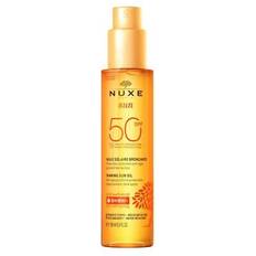 Nuxe tanning sun oil spf50 high protection body 151ml