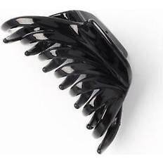 Black Hair Clips Swept Tooth 9cm Hair Clip Claw Clamp