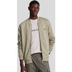 Lyle And Scott Men's Jersey Bomber Jacket Tan 44/Regular