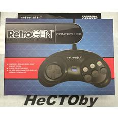 Retro-Bit Gamepads Retro-Bit Sega gg00360 gamepad genesis controller Black