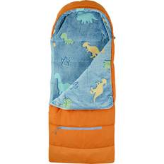 Sleeping Bags on sale mimish Sleep-N-Pack: Packable Sleeping Bag, Little Kid 3-6 yrs Tangelo/Glow-In-The-Dark Dinosaurs