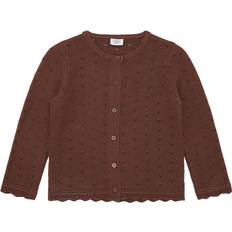 12-18M Trøjer Hust & Claire Organic HCCaren cardigan Brun år/122