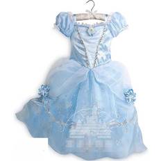 Flemye 2T, Cinderella B Children Princess Dress Arlo Cinderella Asha Candy Cosplay Gown Long Hair Dress