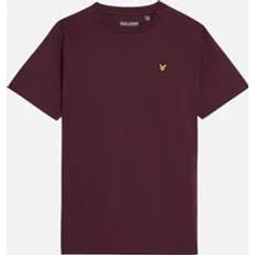 Lyle & Scott Men's Kids T-Shirt in Burgundy Years