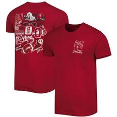 Image One Men's Crimson Oklahoma Vintage-Inspired Through the Years Two-Hit T-shirt Crimson