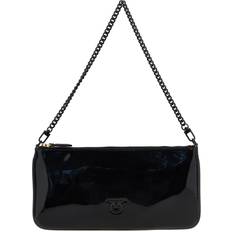 Patent Leather Bags Pinko Flat Clutch Nero-Donna