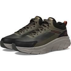 Skechers Men's Relaxed Fit: D'Lux Walker 2.0 Grailo Olive/Orange Leather/Textile/Synthetic