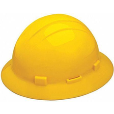 Safety Helmets on sale ERB SAFETY 19262 Full Brim Hard Hat, Type 1, Class E, Ratchet (4-Point) Yellow