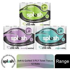 Cusheen Splesh quilted white, lemon, lavender or aloe vera toilet tissue