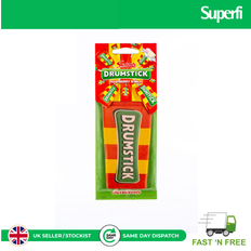 Swizzels drumstick raspberry 2d car air freshener fragrance x10