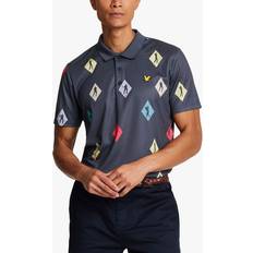 Lyle & Scott Polyester Pikétröjor Lyle & Scott Polka Diamond Polo Shirt