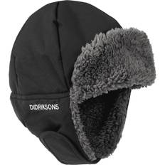 Noir Bonnets Didriksons Biggles Kid's Cap Classics - Black (505028-060)