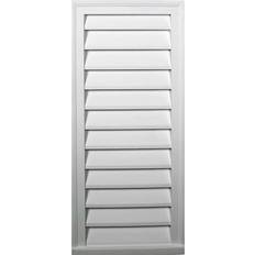 Roof Accessories Ekena Millwork Urethane Gable Vent Louver Non-Functional