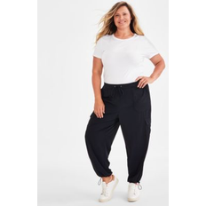 Macy's Pants & Shorts Macy's Style & Co Plus Pull-On Utility Pants, Created for Deep Black 0XP